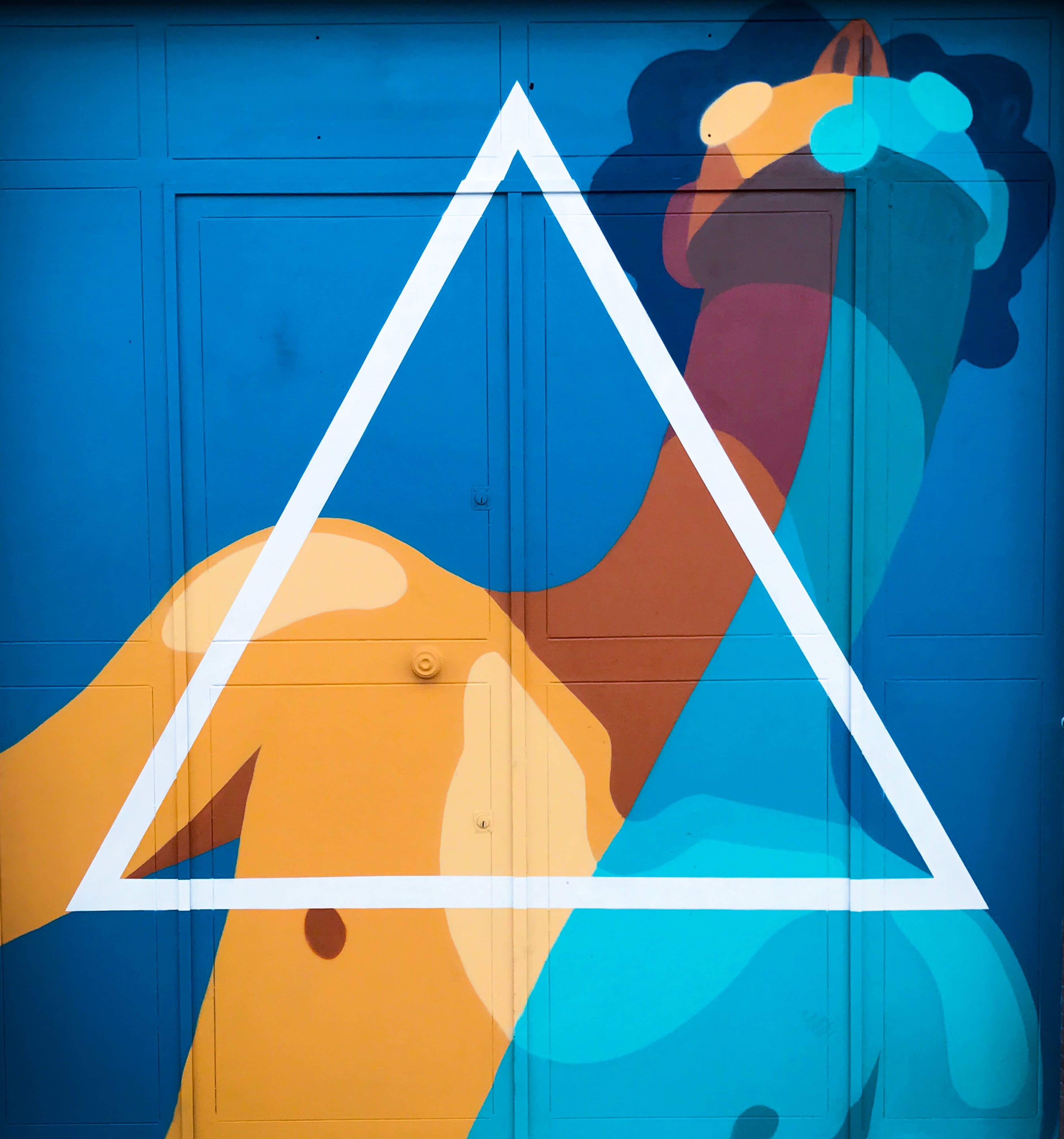 Triangle Man, vue en gros plan