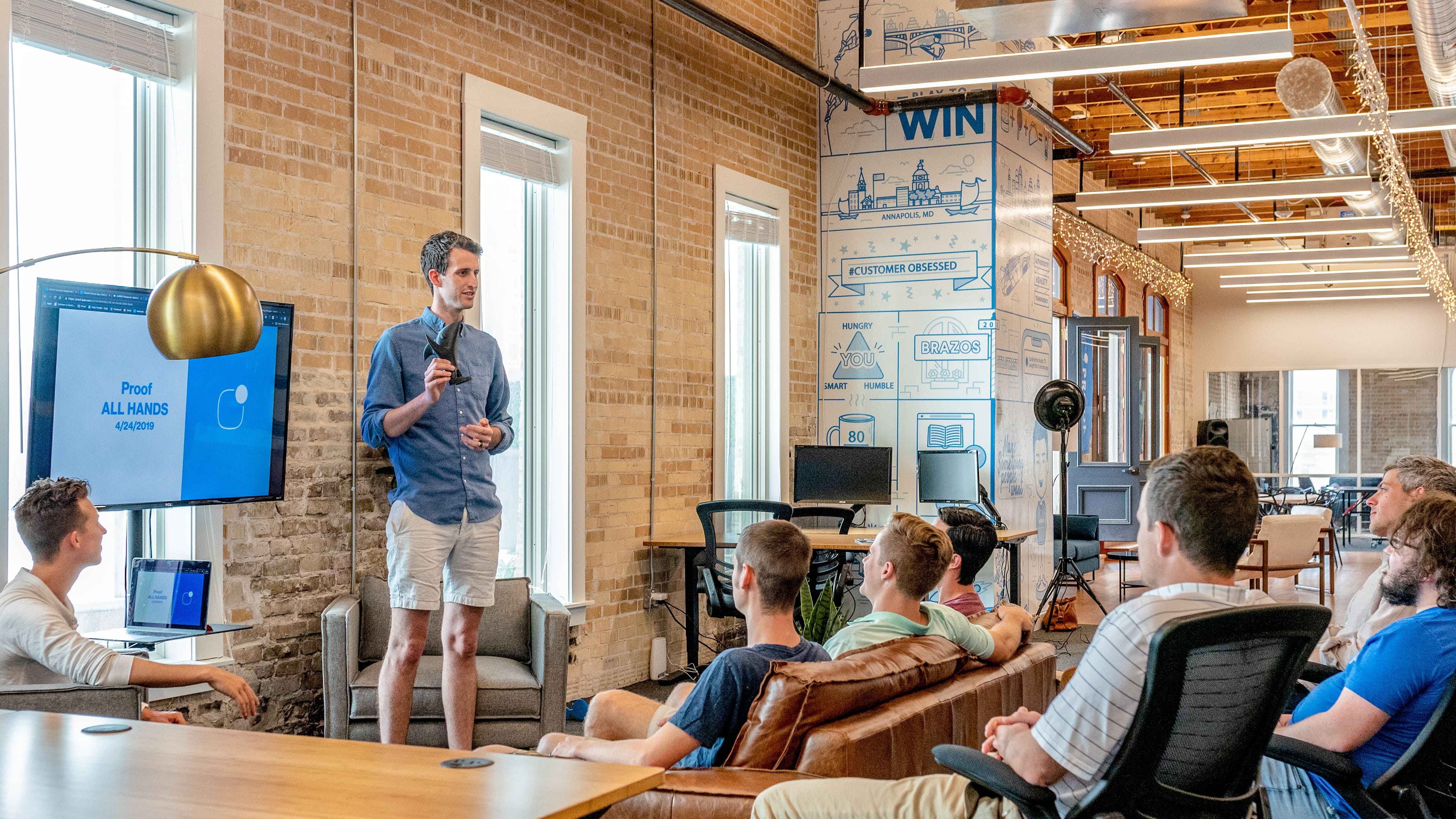 Product Pitch, vue en gros plan