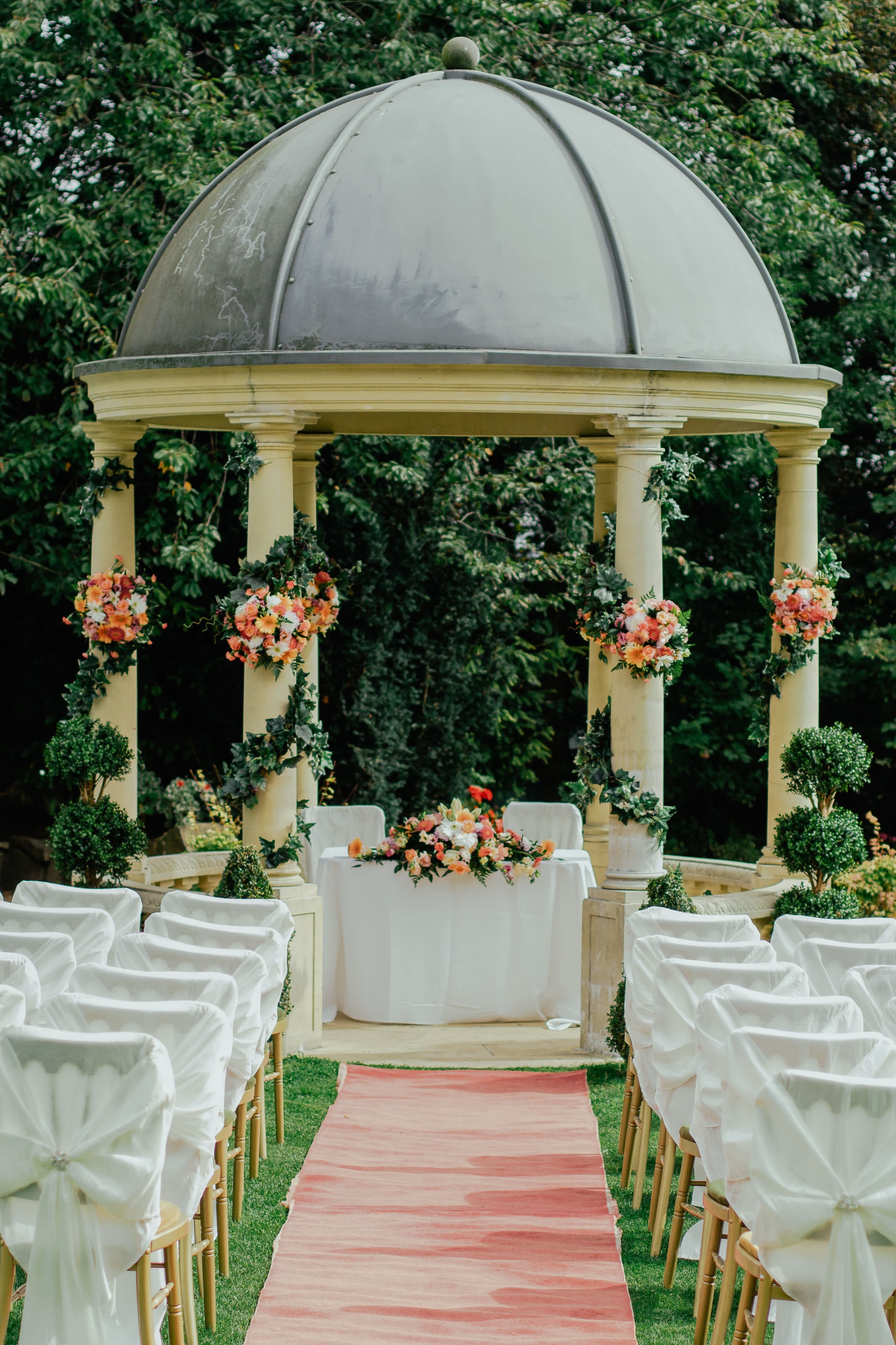 Wedding Gazebo, vue en gros plan