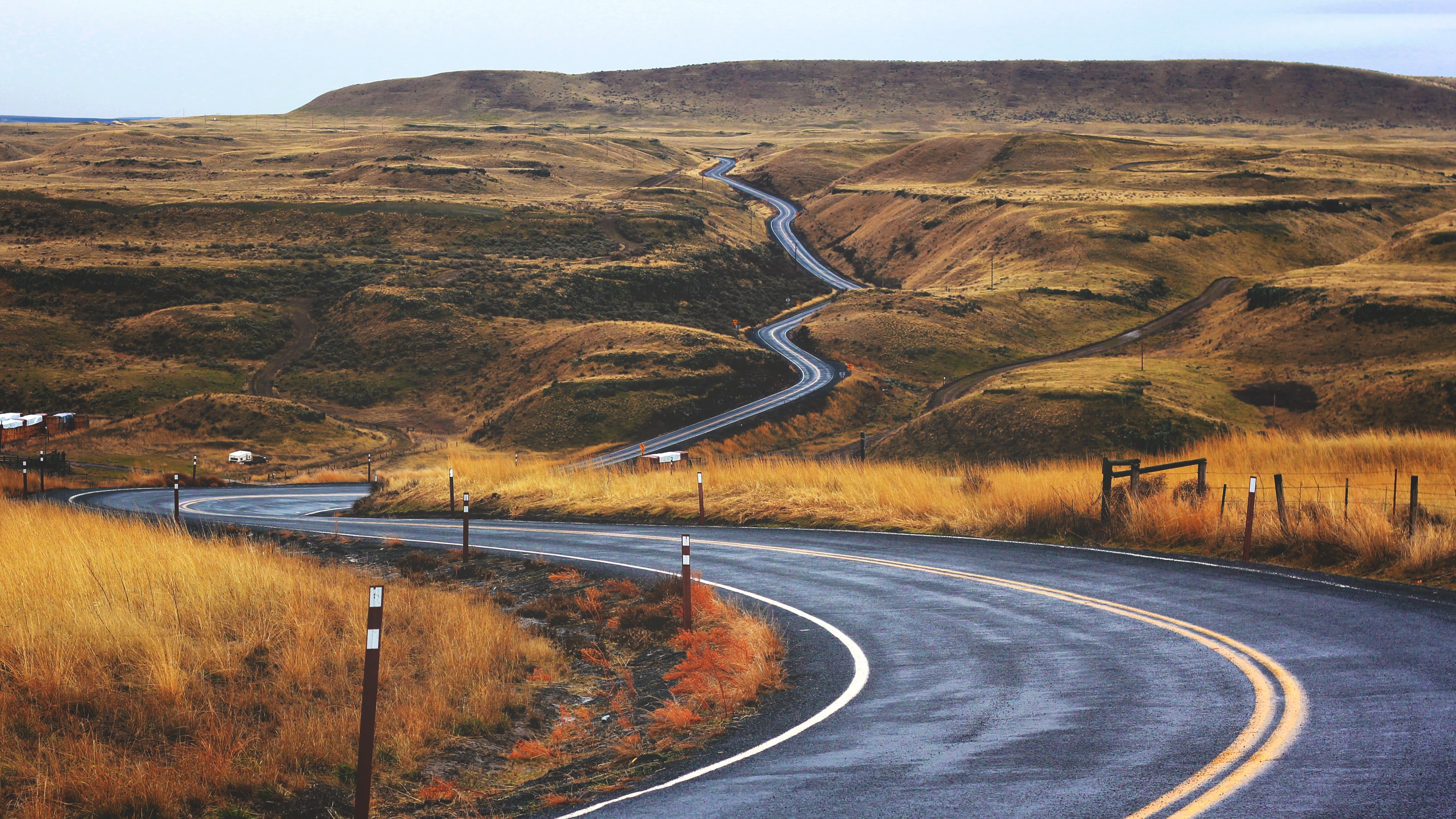 Road into the Hill, vue en gros plan
